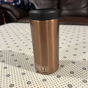 Yeti Copper Travel Mug with Black Lid